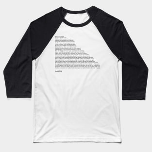 André Gide Quotes Baseball T-Shirt